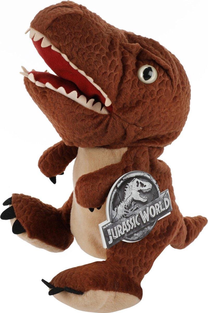 Jurassic World Pluche Knuffel Handpop T-Rex 30 cm | Dino | Dinosaurus Peluche | Dino Plush Toy | Speelgoed voor Kinderen | T Rex Jurassic Park